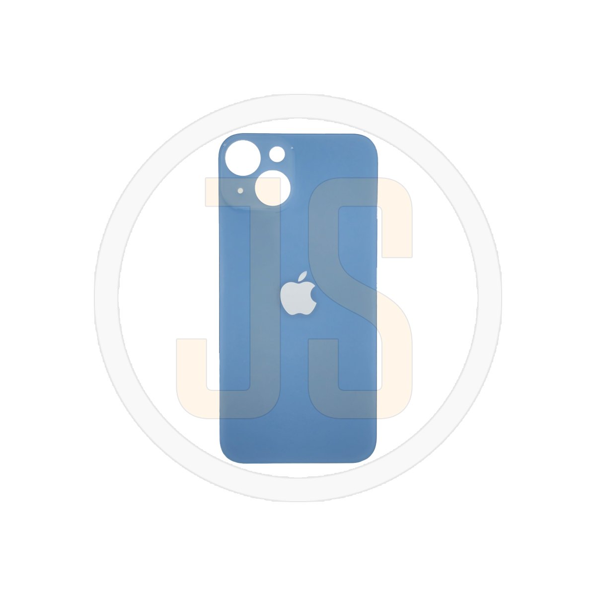 Задняя крышка (стекло) Apple iPhone 14 blue (увеличенное отверстие под камеру) orig