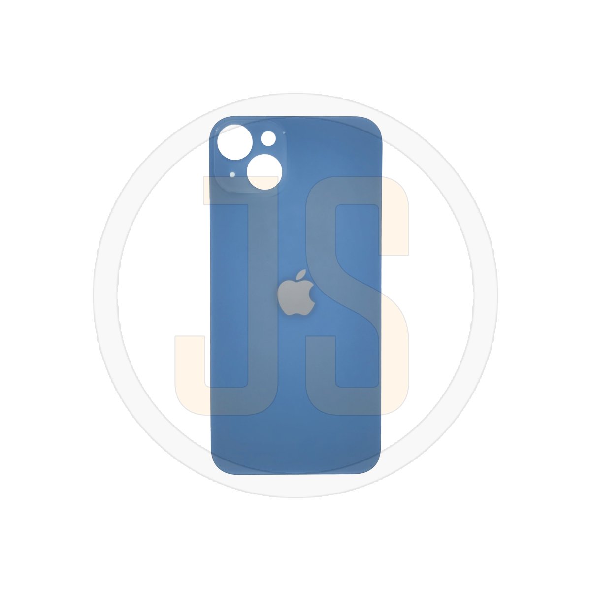 Задняя крышка (стекло) Apple iPhone 14 Plus blue (увеличенное отверстие под камеру) orig