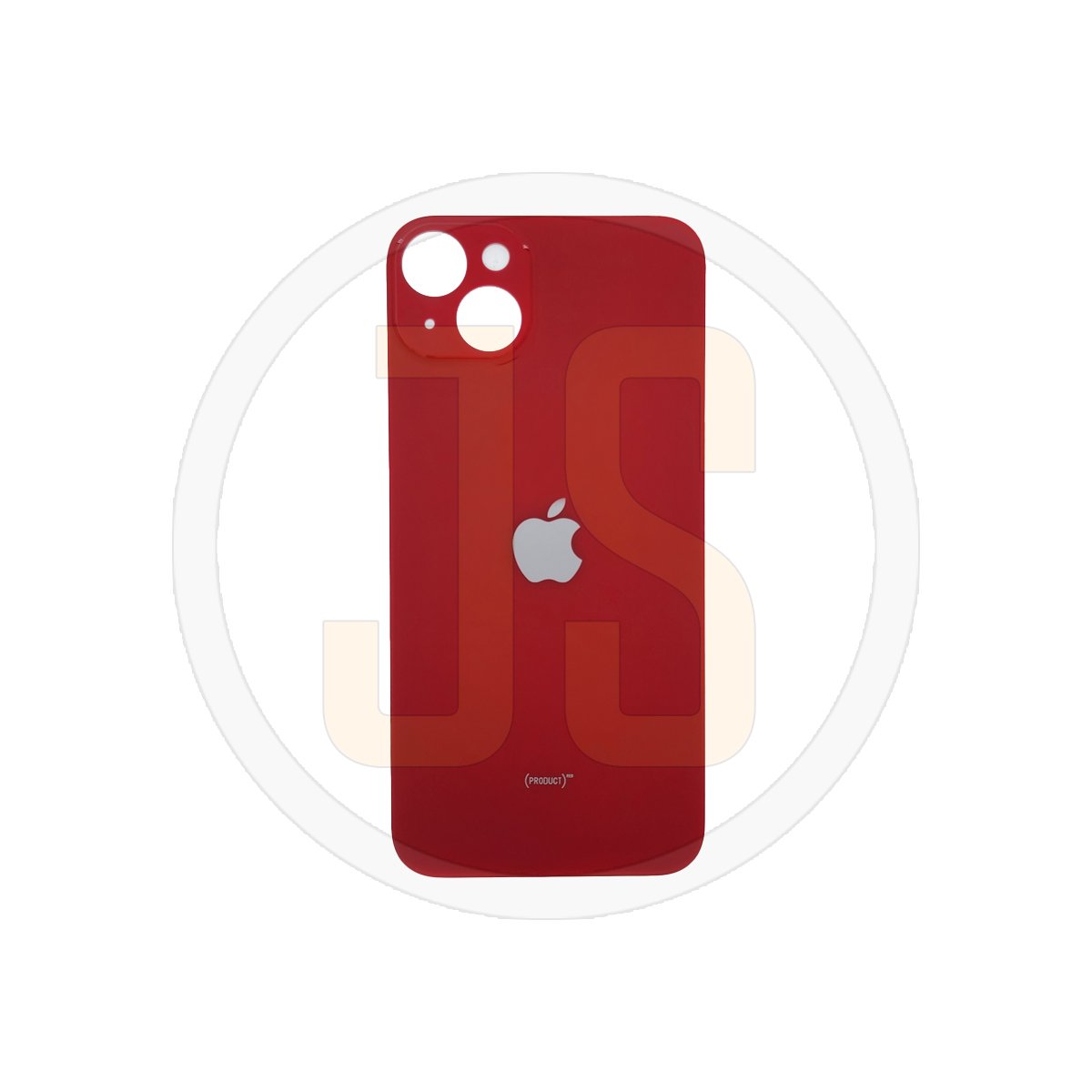 Задняя крышка (стекло) Apple iPhone 14 Plus Red (увеличенное отверстие под камеру) orig