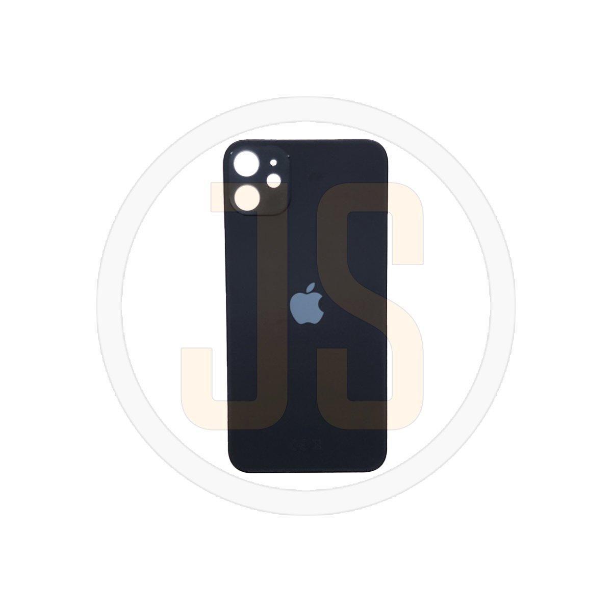 Задняя крышка (стекло) Apple iPhone 11 black (стандартное отверстие под камеру) orig (CE)