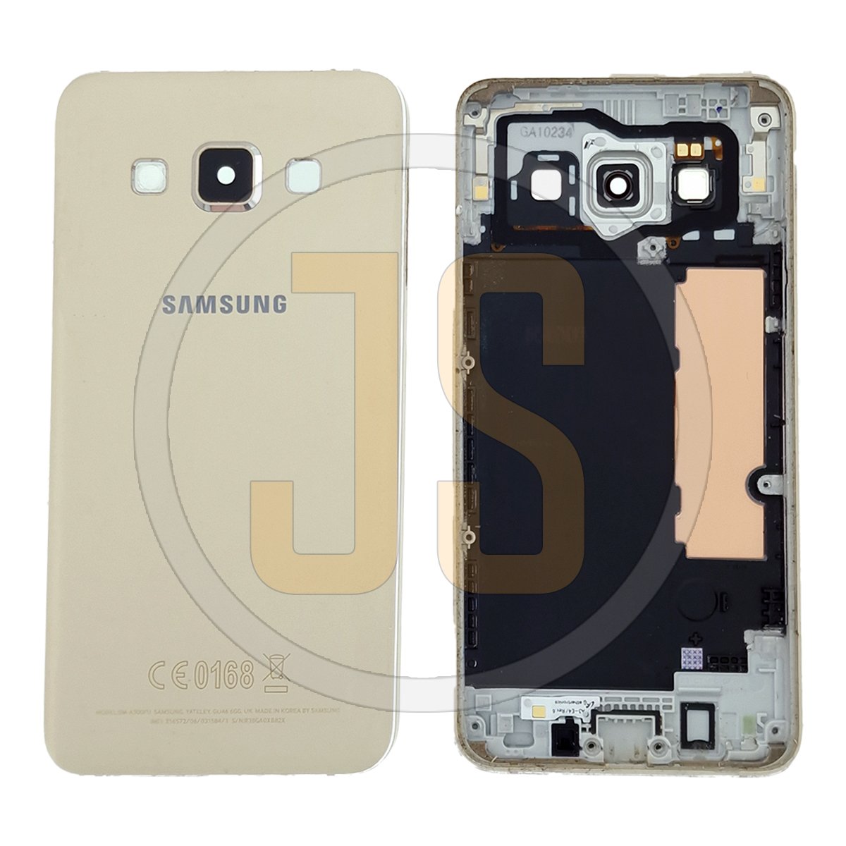 Корпус для Samsung Galaxy A3 2015 (A300) gold оригинал снятый