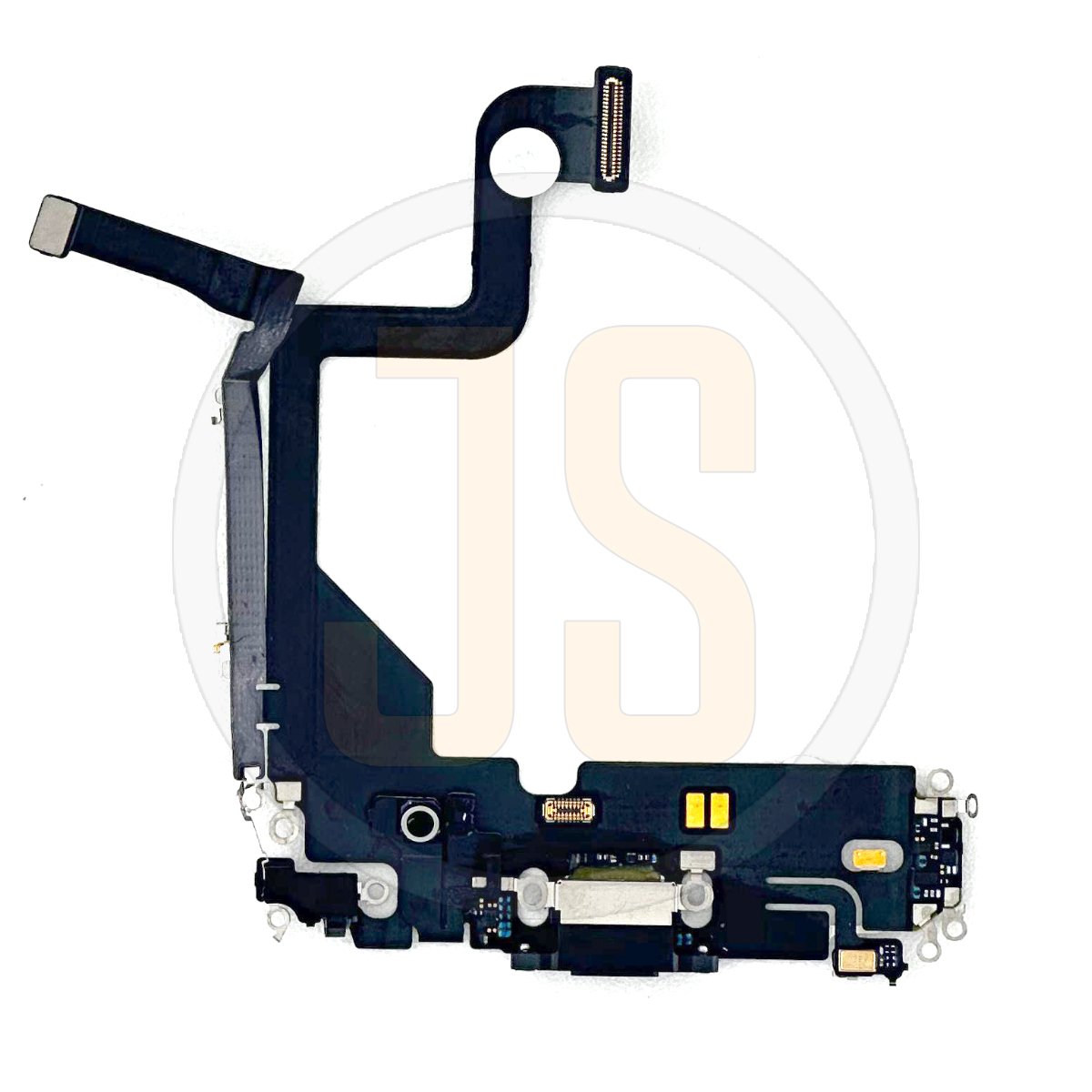 Нижний шлейф Apple iPhone 13 Pro на разъем зарядки и синхронизации black оригинал снятый