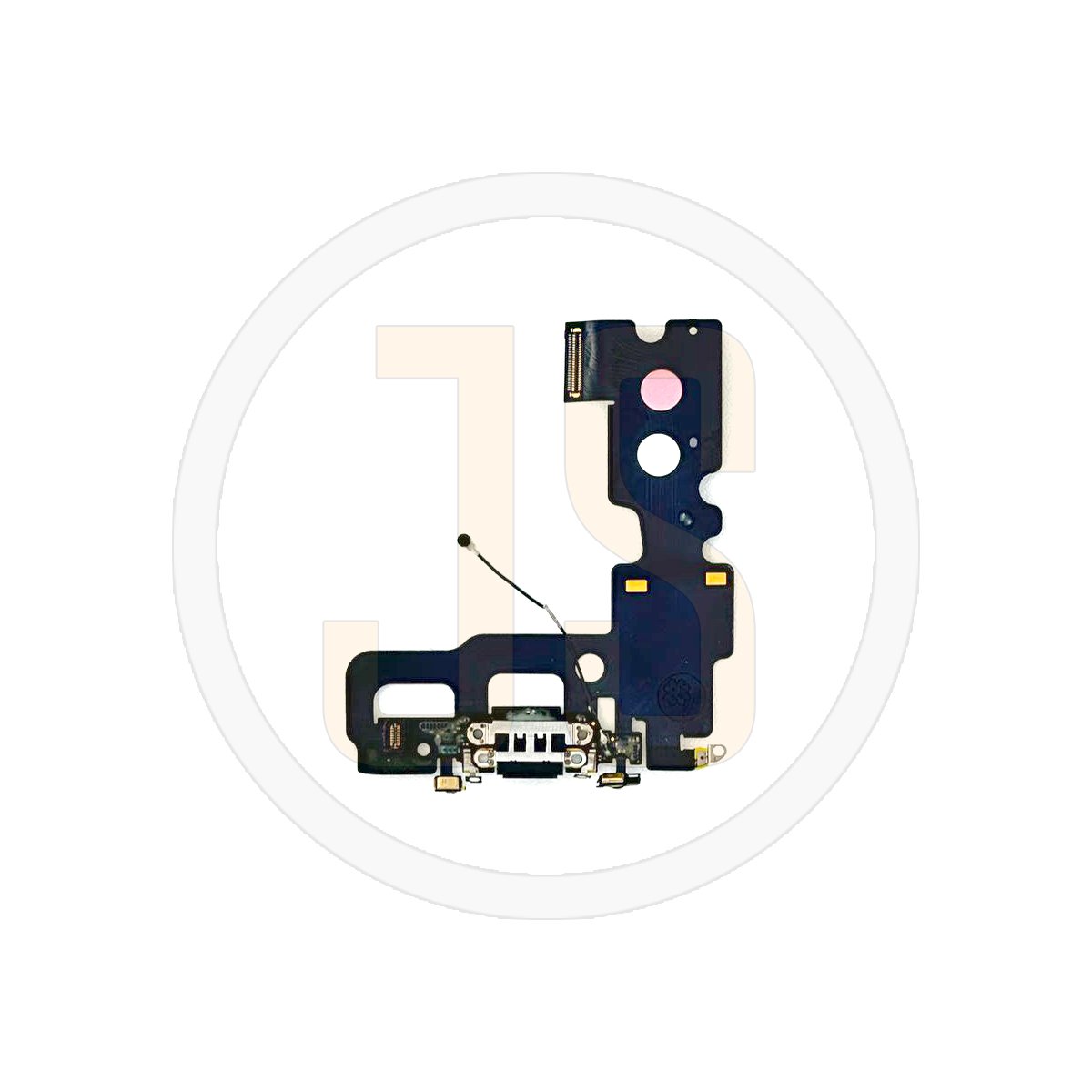 Нижний шлейф Apple iPhone 7 на разъем зарядки и синхронизации black