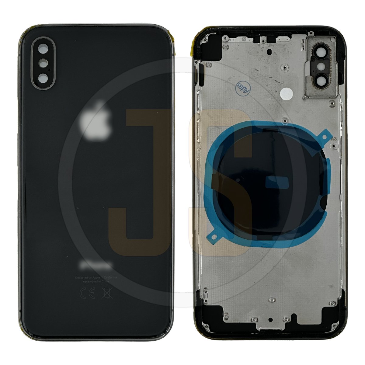 Корпус для Apple iPhone X Black (CE)