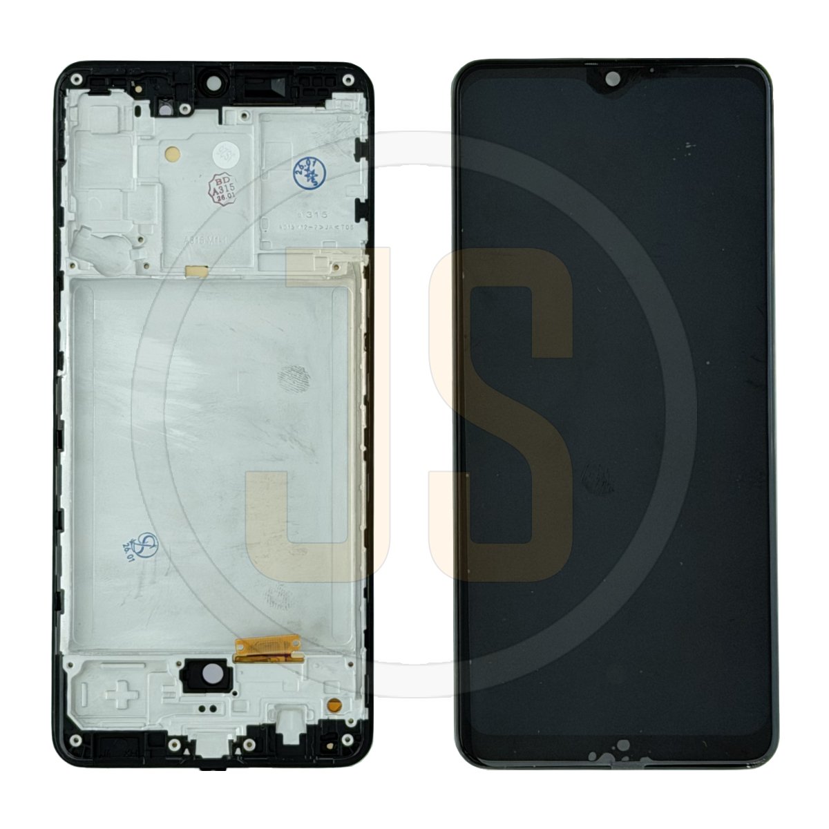Дисплей для Samsung Galaxy A31 (A315) black OLED в рамке