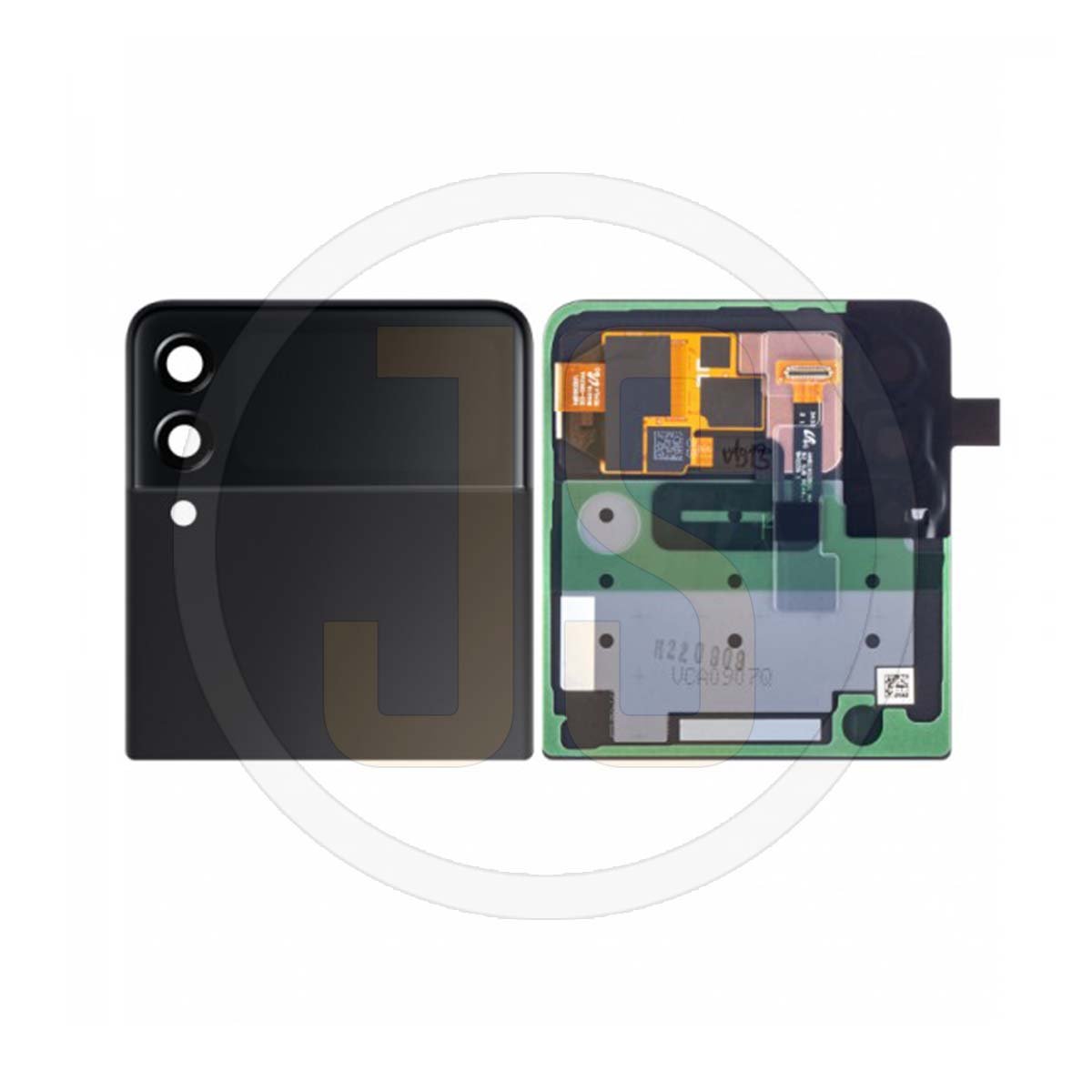Samsung Galaxy Z flip 4 (F721) крышка с внешним дисплеем черная оригинал снятая