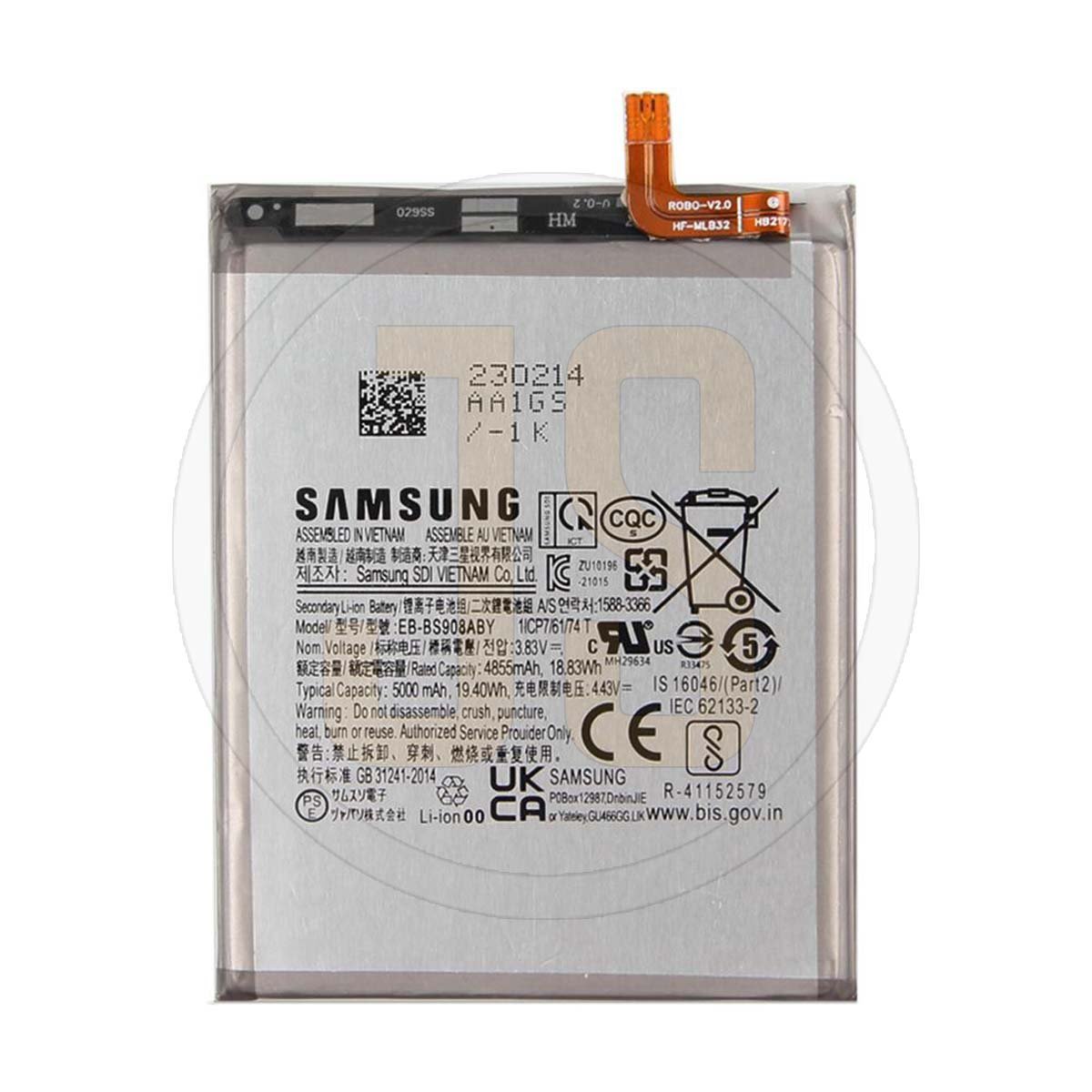 Samsung S22 ultra (S908) Аккумулятор оригинал снятый