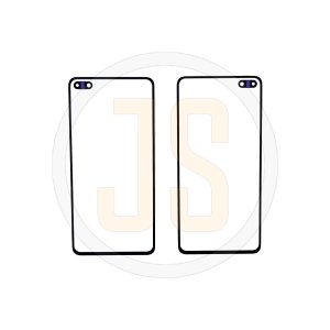 Стекло для переклейки на Huawei P40 (ANA-NX9) black оригинал