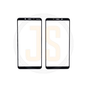 Стекло для переклейки на Nokia 3.1 plus black оригинал