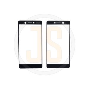 Стекло для переклейки на Nokia 7 black оригинал