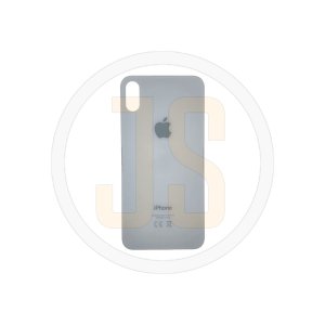 Задняя крышка (стекло) Apple iPhone X white (стандартное отверстие под камеру) orig (CE)