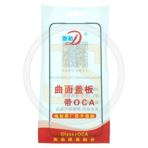 Стекло для переклейки на OnePlus 7 Pro, 7T Pro black оригинал