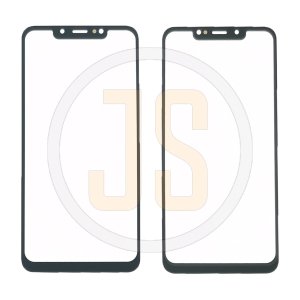 Стекло для переклейки + OCA Tecno Spark 3, Camon 11, Infinix Hot 7 black оригинал