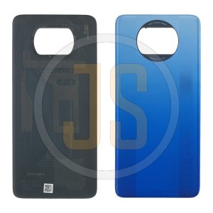 Задняя крышка для Xiaomi POCO X3 Pro blue оригинал снятая