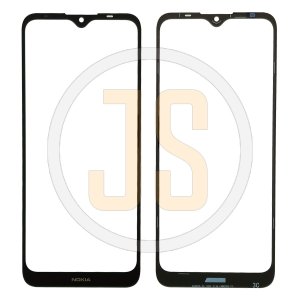 Стекло для переклейки + OCA на Nokia c30 black оригинал