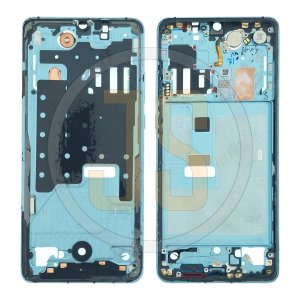 Рамка дисплея для Huawei P30 (ELE-L29) синяя оригинал снятая