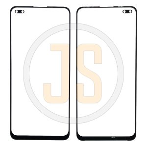 Стекло для переклейки на Oppo Reno 4, Reno 4 Lite (CPH2125), Reno 4F (CPH2209) black оригинал